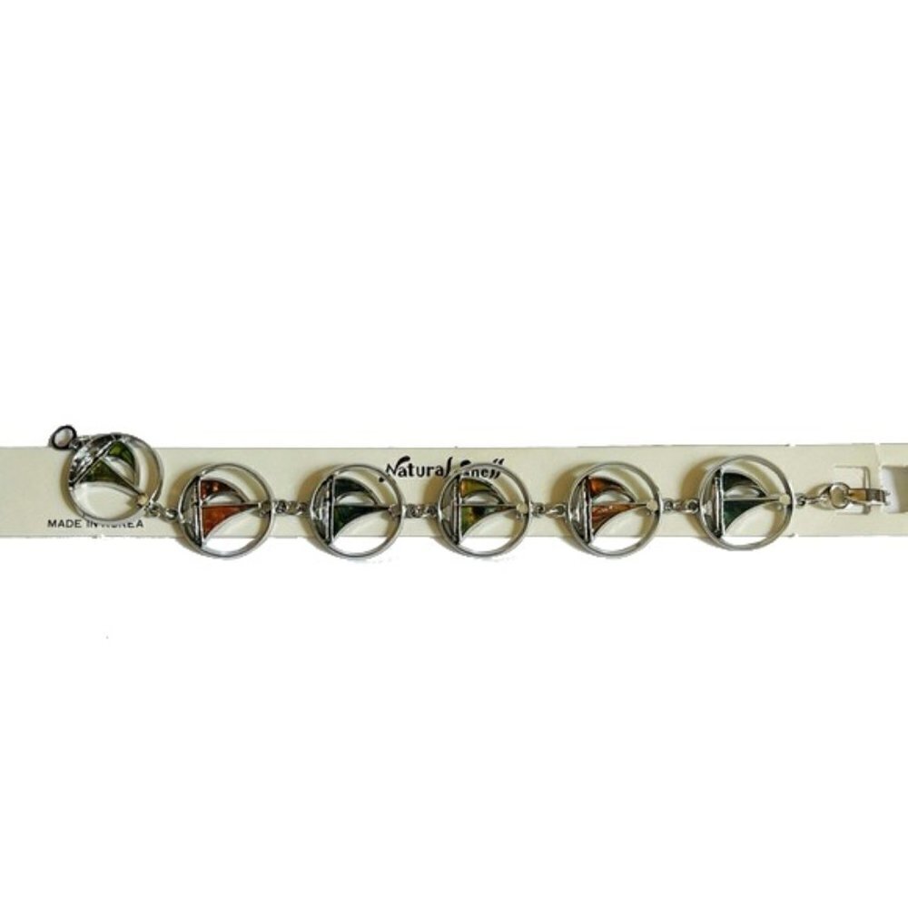👋 3/$15 FASHION JEWELRY  SAILBOAT BRACELET NWT